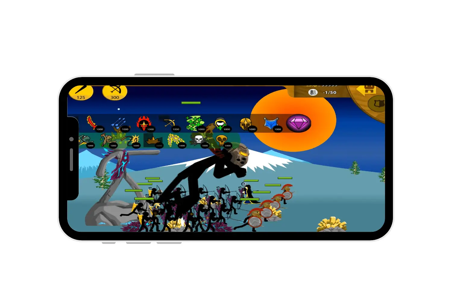 Stick War Legacy Mod Apk V2025 1 232 Unlimited All 999 Army